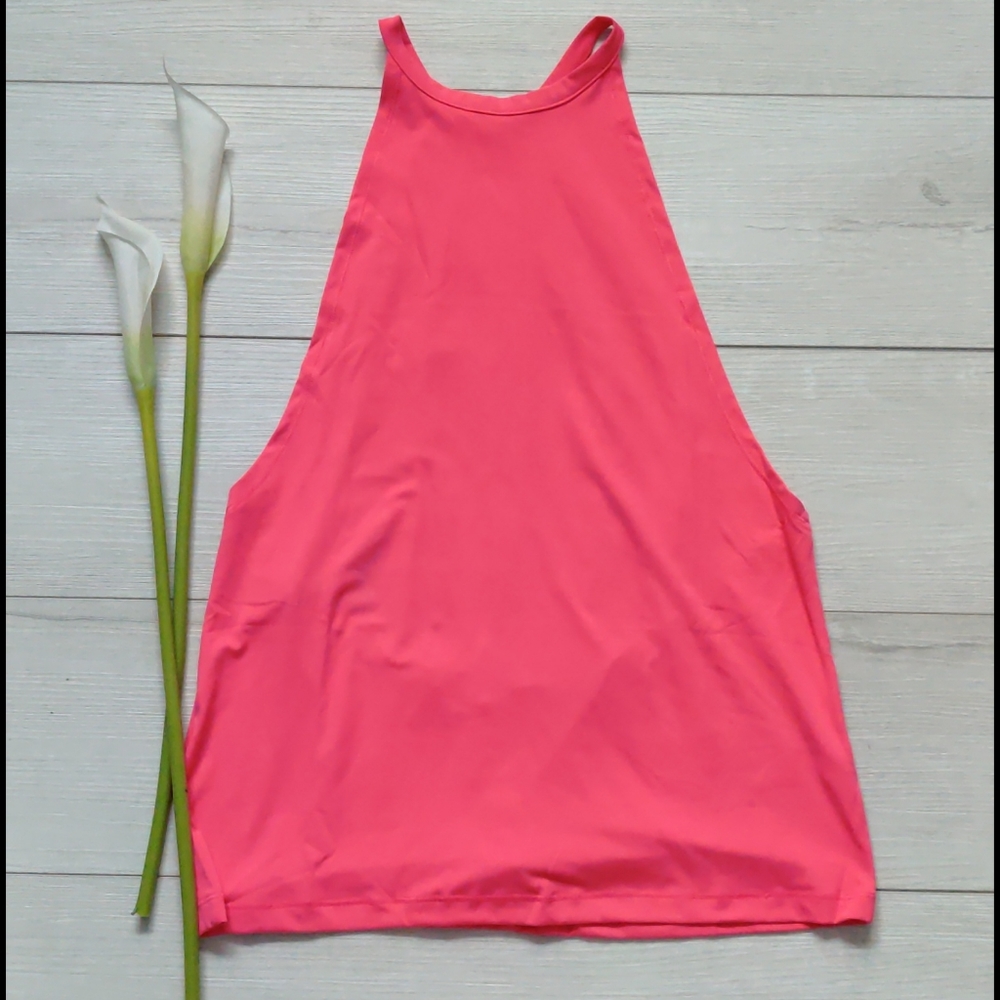NWOT, pink, 90 degree halter top - Picture 10 of 13